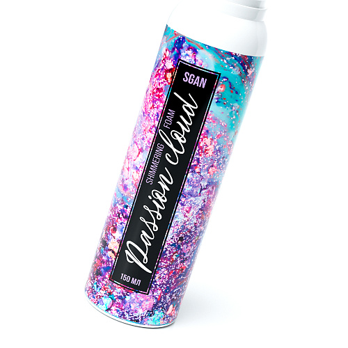 Пенка для массажа с шиммером SGAN, 150 мл