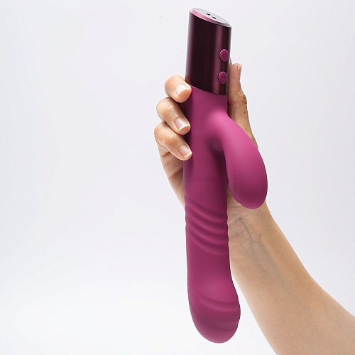 Вибратор-кролик с&nbsp;движением Selove Thrusty, фиолетовый