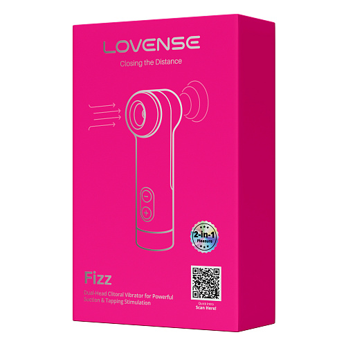 Двойной клиторальный стимулятор с&nbsp;ДУ&nbsp;Lovense Fizz
