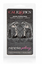 Зажимы для сосков CalExotics Nipple Play Non-Piercing Nipple Jewelry Onyx