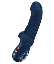 Вибратор-кролик Fun Factory Tiger, темно-синий