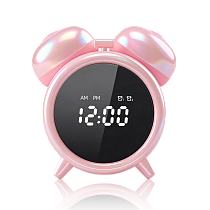 Умный стимулятор-будильник BeYourLover Naughty Clock с вакуумом и вибрацией, розовый