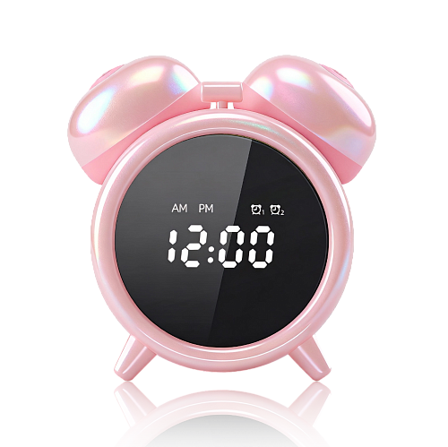 Умный стимулятор-будильник BeYourLover Naughty Clock с&nbsp;вакуумом и&nbsp;вибрацией, розовый