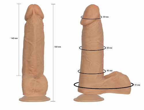 Фаллоимитатор Lovetoy 101600, 18 см