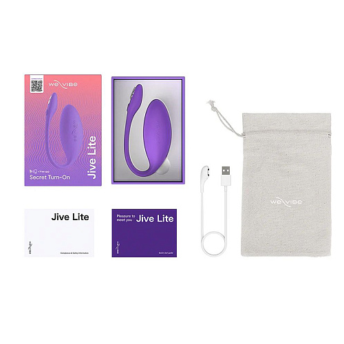 Виброяйцо с ДУ We-Vibe Jive Lite, фиолетовое