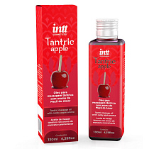 Тантрическое массажное масло Intt Tantric Apple с ароматом карамельного яблока, 130 мл