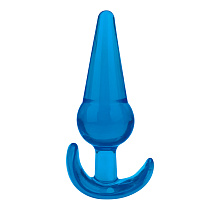 Анальная пробка для ношения Blue Line Medium Tapered Butt Plug, диам. 3.8 см