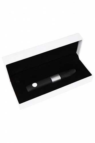 Мини-вибратор для клитора Qvibry USB 8GB с внутренней flash-памятью, черный