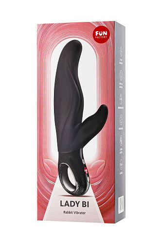 Вибратор-кролик Fun Factory Lady Bi, черный