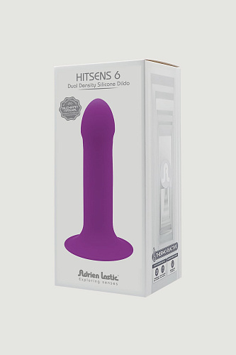 Мини фаллоимитатор на присоске Adrien Lastic Hitsens 6, фиолетовый