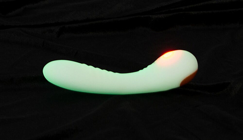 Светящийся в&nbsp;темноте вибратор для точки G&nbsp;Glow in&nbsp;The Dark G-Spot
