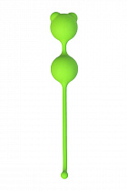 Силиконовый вагинальный шарик A-Toys Pleasure Ball 70 г, зеленый