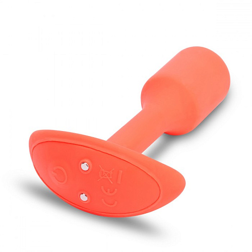 Вибростимулятор b-Vibe Snug Plug 1, оранжевый