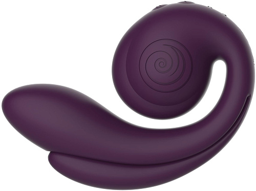 Инновационный тройной вибратор SVibe GIZI Pro, фиолетовый