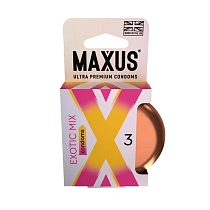 Цветные ароматизированные презервативы Maxus SO Exotic Mix, 3 шт