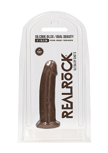 Фаллоимитатор на присоске Realrock Ultra 15.3 см, коричневый