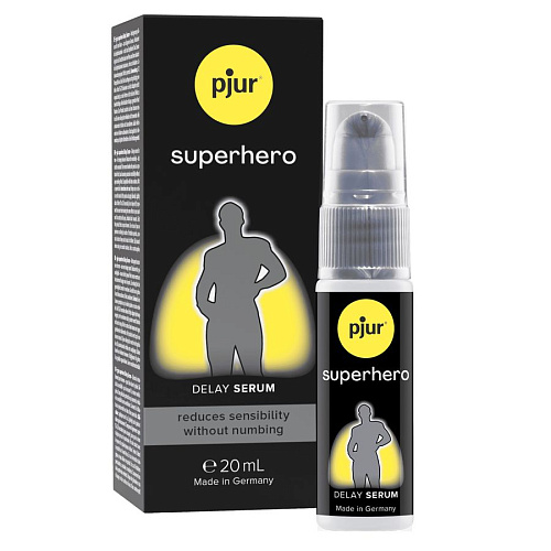 Продлевающая сыворотка для мужчин Pjur Superhero Delay Serum, 20 мл