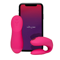 Вибратор для пар на ДУ We-Vibe Chorus Pro, розовый