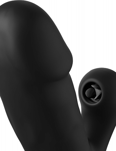 Вибратор-кролик с тройной стимуляцией Sonix Silicone Thruster