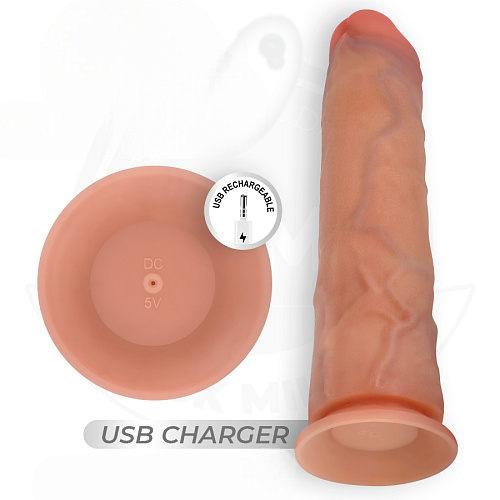 Фрикционный фаллоимитатор на&nbsp;пульте Cock Miller 19.5&nbsp;см