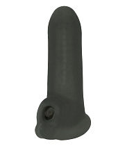 Фаллоудлинитель Super Hero Striker, 13.5 см, черный