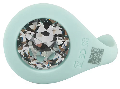 Анальная вибропробка с&nbsp;кристаллом Juvela на&nbsp;ДУ