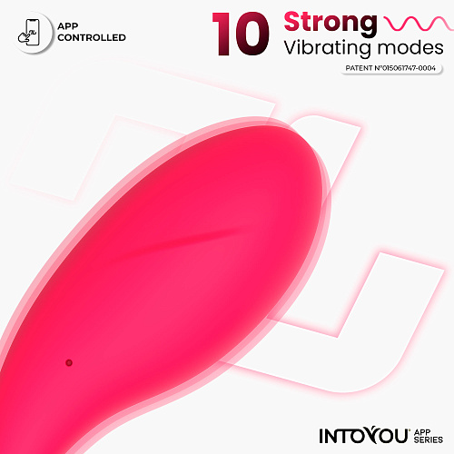 Интерактивное виброяйцо с ДУ IntoYou Bulby, розовое