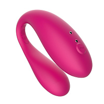 Парный вибромассажер с ДУ Twin, розовый