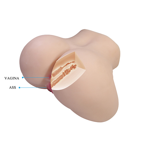Мастурбатор-полуторс с&nbsp;вибрацией и&nbsp;звуковым сопровождением Liora