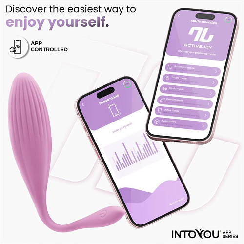 Виброяйцо с вращением и ДУ IntoYou