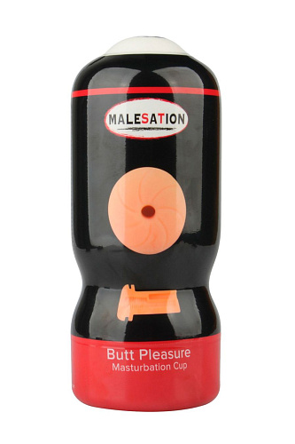 Мастурбатор-анус в колбе MALESATION Butt Pleasure