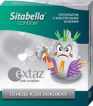 Презерватив-насадка с усиками Sitabella Extaz Вождь Краснокожих, 1 шт