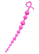 Анальная цепочка Toyfa ToDo Long Sweety, розовая