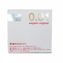 Ультратонкие полиуретановые презервативы Sagami Original 0,01 1 шт