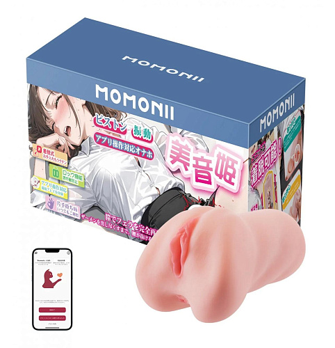 Вибромастурбатор с&nbsp;приложением Momonii Mionhime