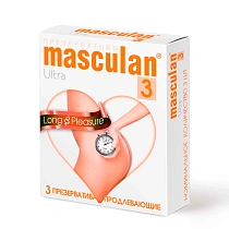 Продлевающие презервативы Masculan Ultra Type 3 Long Pleasure 3 шт