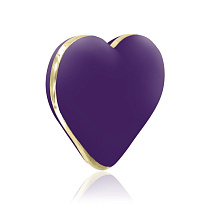 Мини-вибратор для клитора Rianne S Heart Vibe, фиолетовый