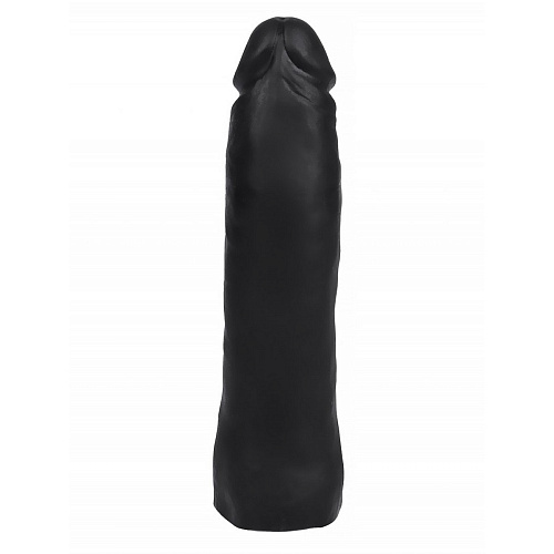Фаллоимитатор-насадка Джага-Джага №3, черный, 17 см