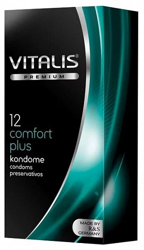 Презервативы анатомической формы VITALIS Comfort plus, 12 шт