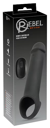 Большая вибронасадка на&nbsp;пенис с&nbsp;ДУ&nbsp;Rebel