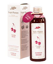 Разогревающее масло для орального секса JuLeJu Triple Pleasure Горячая вишня, 130 г