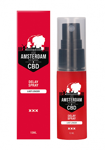 Спрей-пролонгатор для мужчин CBD from Amsterdam Delay Spray, 15 мл