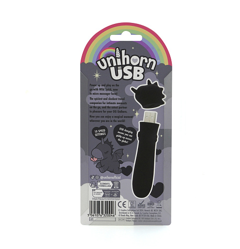 Вибропуля Unihorn Wild Spirit со стимуляцией язычком
