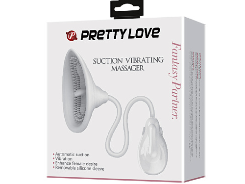 Вагинальная вакуумная вибропомпа Pretty Love Suction Vibrating Massager