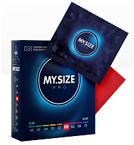 Презервативы увеличенного размера MY.SIZE PRO 60*193, 3 шт