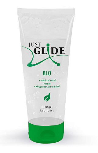 Натуральный водный лубрикант Just Glide Bio, 200&nbsp;мл