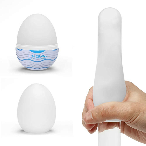 Мини-мастурбатор яйцо Tenga Egg Silky