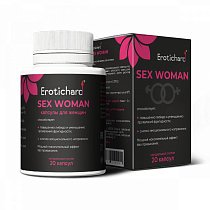 Возбуждающие капсулы для женщин Erotic Hard Sex Woman, 20 шт
