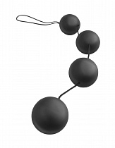 Анальные шарики со смещенным центром тяжести Deluxe Vibro Balls