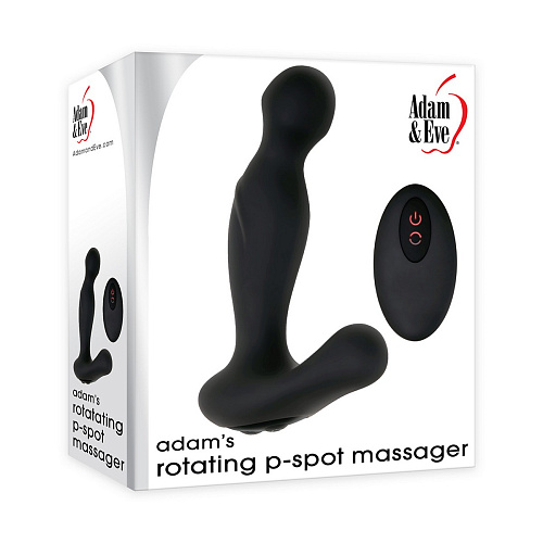 Вибромассажер простаты с ротацией и ДУ Adam & Eve Adam’s Rotating P-Spot Massager